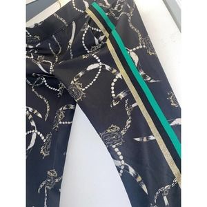 Pam & Gela Womens Joggers with Gold and Green Stripe Size XS